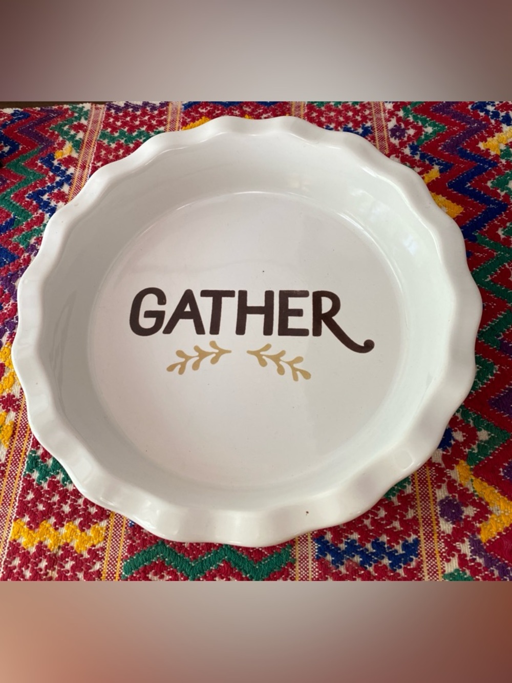 THRESHOLD Gather Pie Plate